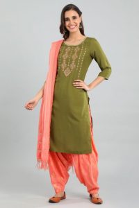 green-round-neck-printed-kurta-shopforaurelia