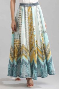 Off-White Printed Skirt-1